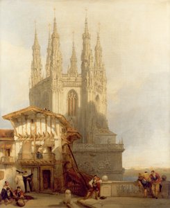 The Entrance to the North Transept, Burgos Cathedral, 1835